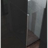 LATO FISSO PER PORTA DOCCIA  AUGE COMPANY SERIE ECO CM.67/69,5 CROMO CRISTALLO TRASPARENTE TEMPERATO  MM6