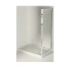 BOX PARETE FISSA S SLIDE 75-81 CROMO CRISTALLO TRASPARENTE MM. 6 FORTE BL402