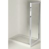 BOX PARETE FISSA S SLIDE 75-81 CROMO CRISTALLO ACIDATO  MM. 6 FORTE BL402