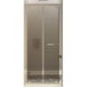 BOX PORTA PIEGHEVOLE SLIDE ARES APERTURA SIA INTERNA CHE ESTERNA 86-94 CROMO CRISTALLO TRASPARENTE MM. 6 FORTE