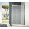 PORTA DOCCIA SCORREVOLE  AUGE COMPANY SERIE ZEUS CM 154/160  H 190 CROMO CRISTALLO TRASPARENTE TEMPERATO  MM6