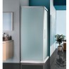 BOX EUROPA PORTA FISSA SAMO 67/70 B7824ULUAS CROMO CRISTALLO SATINATO ACQUA MM.6