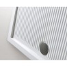 PIATTO DOCCIA RETTANGOLARE 80X120 H.6  FERDY AZZURRA