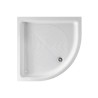 PIATTO DOCCIA SEMICIRCOLARE  75X75 IN CERAMICA H.10