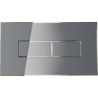 PLACCA COMANDO PER CASSETTA  LINE MODELLO STYLE ARGENTO MAGNETICA cod.20.15/S/AR/M