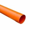 TUBO PVC D.250 MT.2 (Al pezzo)  PER FOGNATURA ARANCIO