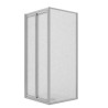 BOX ANGOLARE LINEA 1850 SERIE SMART TELAIO  CROMO 68/70 - 88/90 CRISTALLO STAMPATO MM. 6   H.185
