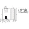 SCALDABAGNO A GAS ARISTON NEXT EVO X SFT16 NG  LT METANO TIRAGGIO FORZATO PER INTERNI ED ESTERNI