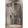 BOX ANGOLARE 68-70 X 88/90 CROMO CRISTALLO TRASPARENTE   T 70x90 SMART 200