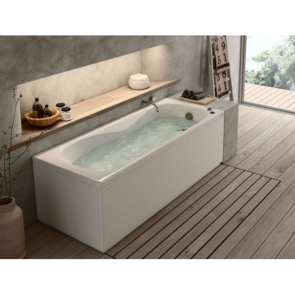 VASCA IDROMASSAGGIO SOHO JACUZZI 160/70 CON.PAN.BIA PANNELLO LATO DX