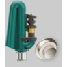 BATTERIA BREVETTA CATIS ECOSTOP CON PULSANTE DOPPIO SCARICO CROMO