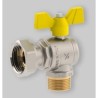 VALVOLA  GAS ANGOLO BOCCHETTONATO 1/2X3/4 FARF