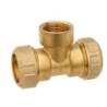 TEE FEM. 11/4X40 x POLIETILENE OTTONE