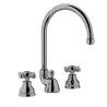 BATTERIA LAVABO  3 FORI S.A.11/4 CANNA ALTA SNODATA PAFFONI IRIS  CERAM.IRV 057 CROMO
