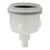 TAPPO CON SCARICO CENTRALE IN PPS PER CONDENSA D.160