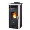 TERMOSTUAFA A PELLET COLA MIRAGE 17 kW Idro AVORIO