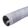 TUBO FLESSIBILE ALLUMINIO MM.110 BIANCO ESTENSIBILE DA 1-3 MT