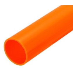 TUBO PVC 400 mm  MT.3 (Al pezzo) ARANCIO