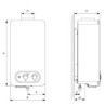 SCALDABAGNO A GAS BOSCH JUNKERS THERM T4204 11 LT METANO C.A.