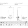 SCALDABAGNO A GAS ARISTON FAST EVO X  14 LT CAMERA APERTA GPL