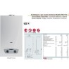 SCALDABAGNO A GAS ARISTON FAST R "X" AP. 14LT MET -2414