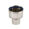 AUMENTO SEZ. INOX MONOPARETE  D.100/250
