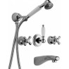 GRUPPO VASCA PAFFONI IRIS LUSSO  DISCO CERAMICO CROMO IRV023CR