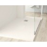 PIATTO DOCCIA 70X140 GEAL COAT SLATE ZENON H.2,5 CON PILETTA E GLIGLIA CROMO