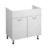 SOTTOLAVELLO 45X60XH85  BIANCO PER LAVELLO INOX PREDISPOSIZIONE LAVATRICE 105 X 61