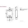 SCALDABAGNO A GAS SAUNIER DUVAL OPALIA F 15  LT  LOW NOX GPL C.S.