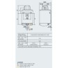 SCALDABAGNO A GAS ARISTON A PARETE CAMERA STAGNA CON ACCUMOLO DA 75 LT S/SGA FFX-E 80