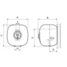 SCALDABAGNO ELETTRICO ARISTON PERLA REC LT 80 VERTICALE FLANGIATO  CON CONTROLLO ELETTRONICO DELLA TEMPERATURA GARANZIA 5 ANNI