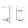 SCALDABAGNO ELETTRICO FERROLI/ISEA SWING LT 100 VERTICALE FLANGIATO GARANZIA 2 ANNI