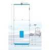SCALDABAGNO ELETTRICO COTERM A BASAMENTO BOILER 200 LT  BE 200 CON ALIMENTAZIONE TRIFASE 400V