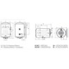 SCALDABAGNO LT.80 SWING PLUS MIX HEATING ORINZZONTALE TERMOELETTRICO DX FERROLI/ISEA GARANZIA 5 ANNI