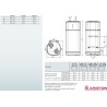 SCALDABAGNO ELETTRICO E POMPA DI CALORE ARISTON NUOS PRIMO  LT 110 A POMPA DI CALORE