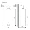CALDAIA CERACLASS SMART 24 CAMERA APERTA METANO/GPL