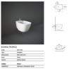 BIDET  ONE RAK  SOSPESO BIANCO