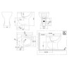 BIDET A PAVIMENTO PONTE GIULIO CM 50