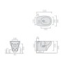 BIDET EDEN SOSPESO  53 X 36 GALASSIA