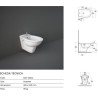 BIDET KARLA SOSPESO  BIANCO KARLA