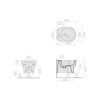 BIDET M2 DA 46 SOSPESO  BIANCO GALASSIA