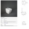 BIDET METROPOLITAN  BIANCO RAK