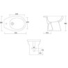 BIDET MONOFORO MAREA NEW CHAMPAGNE