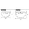 LAVABO BERLIN CM.65 BIANCO