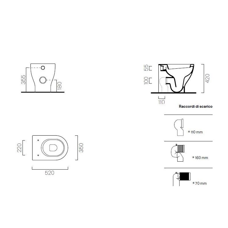 VASO CITY PRO  GSI FILO MURO 52 X 35
