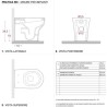 VASO PRATICA FILO PARETE AZZURRA SC.PARETE TRAS. A PAVIMENTO