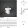 VASO RAK ORIGIN FILO PARETE BIANCO