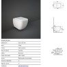 VASO SOSPESO METROPOLITAN RAK BIANCO