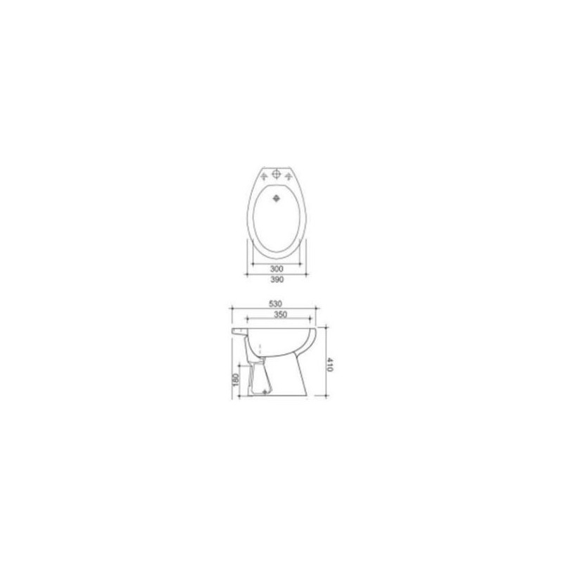 BIDET DIMATER MONOFORO